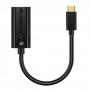 Адаптер Choetech HDMI - USB Type-C (F/M), Black (HUB-H04)