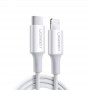 Кабель Ugreen US171 USB Type-C - Lightning (M/M), 2 м, White (60749)