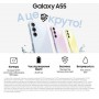 Купить ᐈ Кривой Рог ᐈ Низкая цена ᐈ Смартфон Samsung Galaxy A55 SM-A556 8/256GB Dual Sim Light Violet (SM-A556BLVCEUC); 6.4" (23