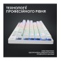 Клавiатура Logitech G PRO X TKL Lightspeed White Tactile (920-012148)