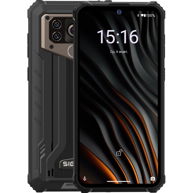 Купить ᐈ Кривой Рог ᐈ Низкая цена ᐈ Смартфон Sigma mobile X-treme PQ55 Dual Sim Black; 6.53" (1600х720) IPS / MediaTek Helio P22