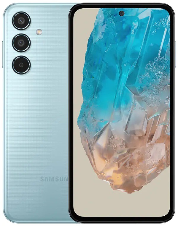 Купить ᐈ Кривой Рог ᐈ Низкая цена ᐈ Смартфон Samsung Galaxy M35 5G SM-M356 6/128GB Dual Sim Light Blue (SM-M356BLBBEUC); 6.6" (2