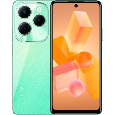 Купить ᐈ Кривой Рог ᐈ Низкая цена ᐈ Смартфон Infinix Hot 40 Pro X6837 12/256GB Dual Sim Starfall Green; 6.78" (2460х1080) IPS / 