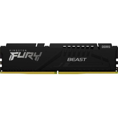 Купить ᐈ Кривой Рог ᐈ Низкая цена ᐈ Модуль памяти DDR5 16GB/6800 Kingston Fury Beast Black (KF568C34BB-16)