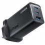 Мережевий зарядний пристрій Anker PowerPort 737 GaNPrime 120W, UK Plug, Black (A2148211)