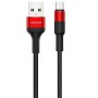 Кабель Usams US-SJ224 USB - micro USB, 1.2 м, Red (SJ224USB02)