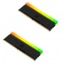 Купить ᐈ Кривой Рог ᐈ Низкая цена ᐈ Модуль памяти DDR4 2x8GB/3600 Goodram Iridium RGB Black (IRG-36D4L18S/16GDC)