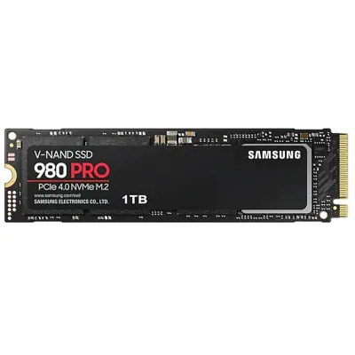 Накопитель SSD 1ТB Samsung 980 PRO M.2 PCIe 4.0 x4 NVMe V-NAND MLC (MZ-V8P1T0BW)