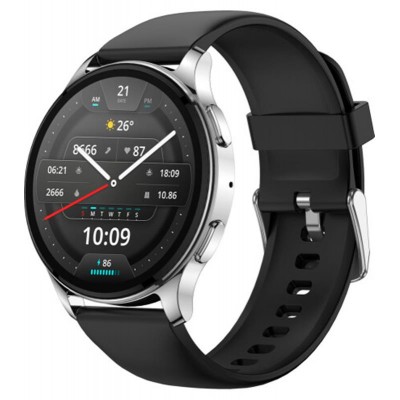 Купити Смарт-часы Amazfit Pop 3R Silver; 1.43" (466 x 466) AMOLED / Bluetooth 5.2 / 263 x 45.5 x 10.8 мм, 55.48 г / IP68 / 320 м