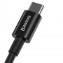 Купити Кабель Baseus Superior Fast Charging USB Type-C - USB Type-C (M/M), 1 м, Black (CATYS-B01)ᐈ Кривий Ріг ᐈ Замовити по низь