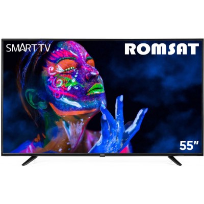 Купить ᐈ Кривой Рог ᐈ Низкая цена ᐈ Телевизор Romsat 55USQ2020T2