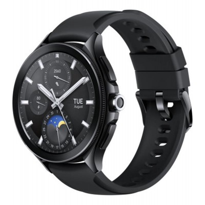 Смарт-годинник Xiaomi Watch 2 Pro Black Case with Black Fluororubber Strap (BHR7211GL)