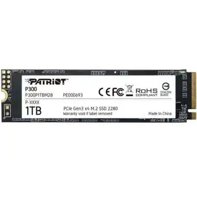 Купить ᐈ Кривой Рог ᐈ Низкая цена ᐈ Накопитель SSD 1TB Patriot P300 M.2 2280 PCIe NVMe 3.0 x4 TLC (P300P1TBM28)