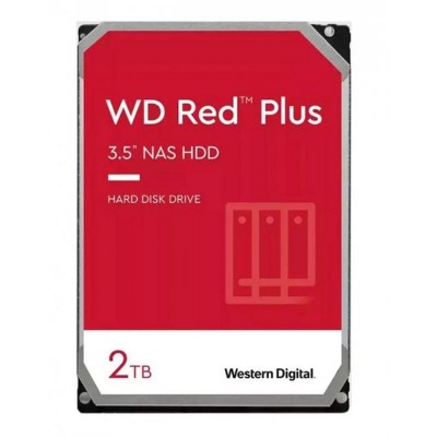 Купить ᐈ Кривой Рог ᐈ Низкая цена ᐈ Накопитель HDD SATA 2.0TB WD Red Plus 5400rpm 64MB (WD20EFPX)