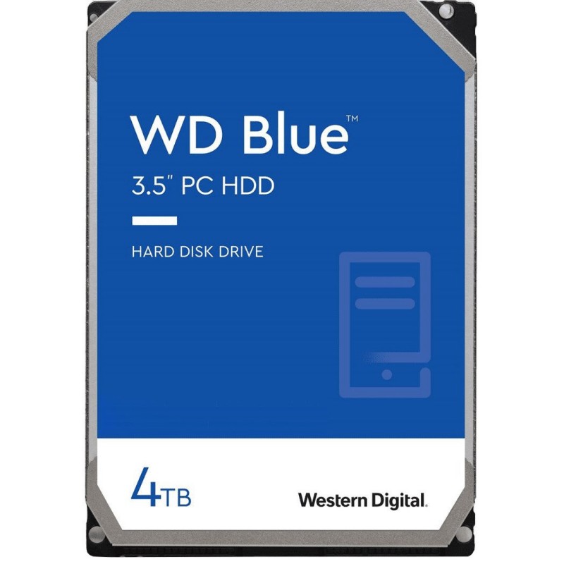 Купить ᐈ Кривой Рог ᐈ Низкая цена ᐈ Накопитель HDD SATA 4.0TB WD Blue 5400rpm 256MB (WD40EZAX)