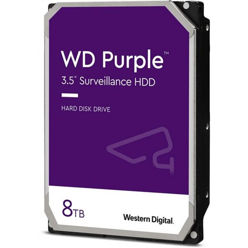 Купить ᐈ Кривой Рог ᐈ Низкая цена ᐈ Накопитель HDD SATA 8.0TB WD Purple 5640rpm 128MB (WD84PURZ)