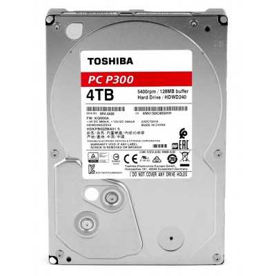 Купить ᐈ Кривой Рог ᐈ Низкая цена ᐈ Накопитель HDD SATA 4.0TB Toshiba P300 5400rpm 128MB (HDWD240UZSVA)