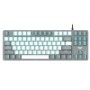 Купить ᐈ Кривой Рог ᐈ Низкая цена ᐈ Клавиатура Aula Mechanical F3287 White/Grey Keycap KRGD Blue (6948391240688)