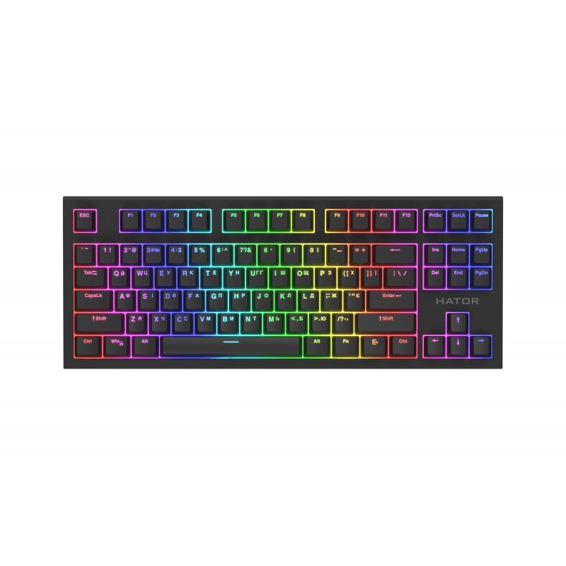 Купить ᐈ Кривой Рог ᐈ Низкая цена ᐈ Клавиатура Hator Skyfall 2 TKL Pro Orange Black (HTK-750)