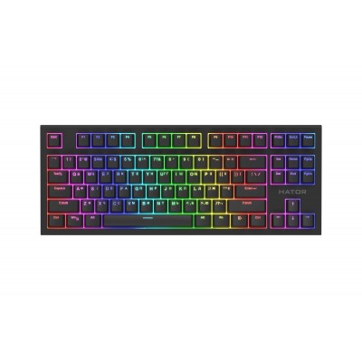 Купить ᐈ Кривой Рог ᐈ Низкая цена ᐈ Клавиатура Hator Skyfall 2 TKL Pro Orange Black (HTK-750)