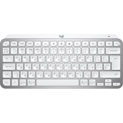 Купить ᐈ Кривой Рог ᐈ Низкая цена ᐈ Клавиатура беспроводная Logitech MX Keys Mini For Business Pale Gray (920-010609)