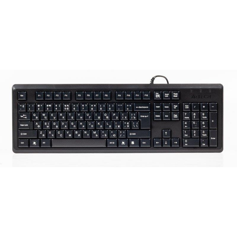 Купить ᐈ Кривой Рог ᐈ Низкая цена ᐈ Клавиатура A4Tech KR-92 Black