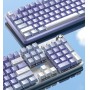 Купить ᐈ Кривой Рог ᐈ Низкая цена ᐈ Клавиатура Aula Mechanical F2088 PRO White/Violet, plus 9 Purple keys KRGD blue (69483912349