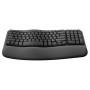Купить ᐈ Кривой Рог ᐈ Низкая цена ᐈ Клавиатура беспроводная Logitech Wave Keys Wireless Graphite (920-012304)