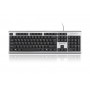 Купить ᐈ Кривой Рог ᐈ Низкая цена ᐈ Клавиатура REAL-EL 507 Standard Silver 