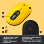 Мышь беспроводная Logitech POP Mouse Bluetooth Blast Yellow (910-006546)