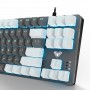 Купить ᐈ Кривой Рог ᐈ Низкая цена ᐈ Клавиатура Aula Mechanical F3287 Grey/White keycap KRGD blue (6948391240954)