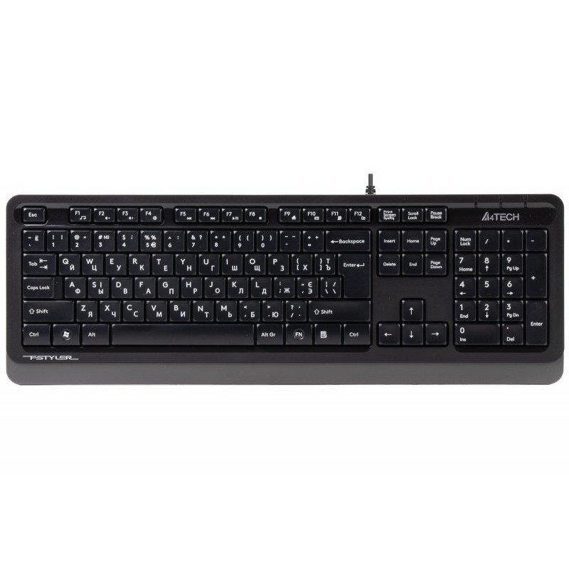 Купить ᐈ Кривой Рог ᐈ Низкая цена ᐈ Клавиатура A4Tech FK10 Ukr Grey