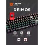 Купить ᐈ Кривой Рог ᐈ Низкая цена ᐈ Клавиатура Canyon Deimos GK-4 Rainbow LED ENG/UKR USB Black (CND-SKB4-US)