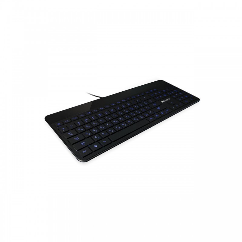 Купить ᐈ Кривой Рог ᐈ Низкая цена ᐈ Клавиатура Canyon CNS-HKB5RU Black USB