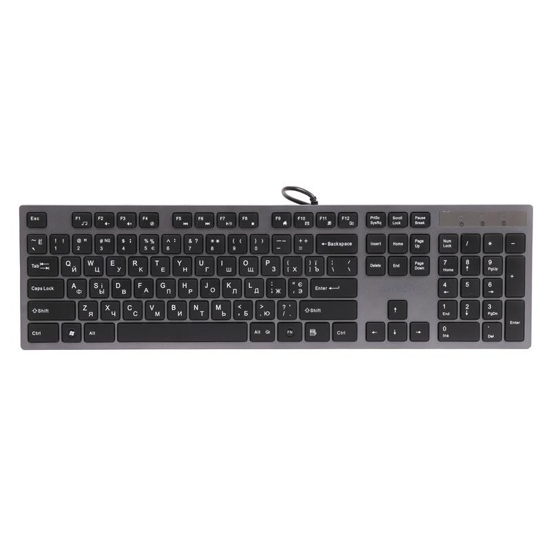 Купить ᐈ Кривой Рог ᐈ Низкая цена ᐈ Клавиатура A4Tech KV-300H Grey/Black
