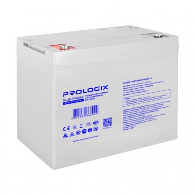 Акумуляторна батарея Prologix 12V 75AH (PL12-75GEL) GEL