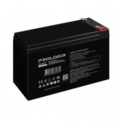 Акумуляторна батарея Prologix 12V 7AH (PL12-7) AGM