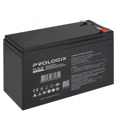 Акумуляторна батарея Prologix 12V 8AH (PL12-8) AGM