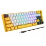 Купить ᐈ Кривой Рог ᐈ Низкая цена ᐈ Клавиатура беспроводная Motospeed BK67 Longhua Red Yellow (mtbk67ymr)