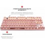 Купить ᐈ Кривой Рог ᐈ Низкая цена ᐈ Клавиатура беспроводная Motospeed GK82 Outemu Blue Pink (mtgk82pmb)
