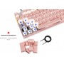 Купить ᐈ Кривой Рог ᐈ Низкая цена ᐈ Клавиатура беспроводная Motospeed GK82 Outemu Blue Pink (mtgk82pmb)
