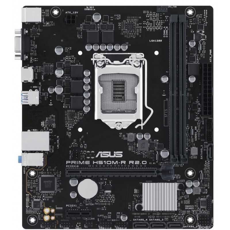 Купить ᐈ Кривой Рог ᐈ Низкая цена ᐈ Материнская плата Asus Prime H510M-R R2.0-SI Socket 1200