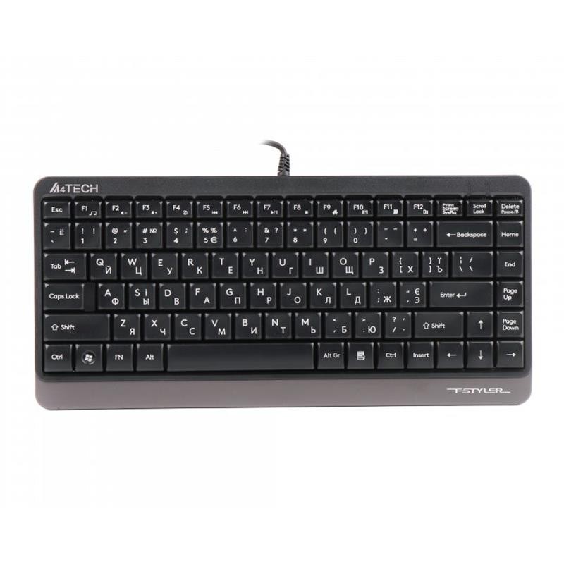 Купить ᐈ Кривой Рог ᐈ Низкая цена ᐈ Клавиатура A4Tech FK11 Ukr Grey