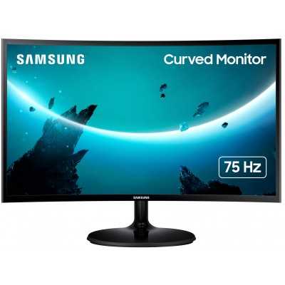 Монитор Samsung 24" LS24C360 (LS24C360EAIXCI) Curved VA Black; 1920х1080, 4 мс, 250 кд/м2, HDMI, D-Sub