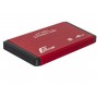 Внешний карман Frime SATA HDD/SSD 2.5", USB 3.0, Metal, Red (FHE23.25U30) Купить Кривой Рог