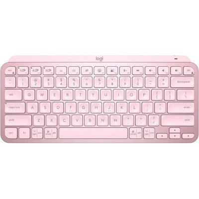 Купить ᐈ Кривой Рог ᐈ Низкая цена ᐈ Клавиатура беспроводная Logitech MX Keys Mini Wireless Illuminated UA Rose (920-010500)