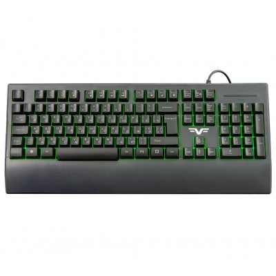 Купить ᐈ Кривой Рог ᐈ Низкая цена ᐈ Клавиатура Frime Graphit Black USB RUS/UKR (FLK19600)