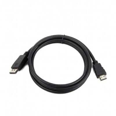 Купить ᐈ Кривой Рог ᐈ Низкая цена ᐈ Кабель Cablexpert DisplayPort - HDMI (M/M), 10 м, Black (CC-DP-HDMI-10M)