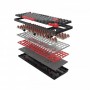Купить ᐈ Кривой Рог ᐈ Низкая цена ᐈ Клавиатура A4Tech S87 Bloody Energy Red