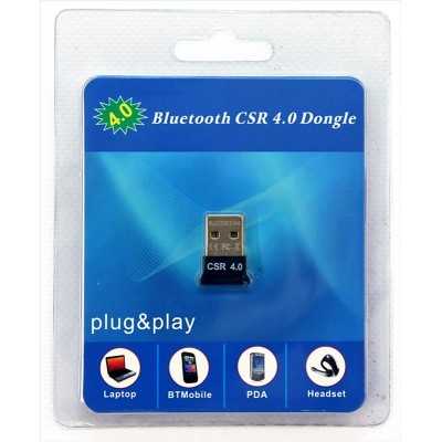 Купить ᐈ Кривой Рог ᐈ Низкая цена ᐈ Bluetooth-адаптер USB - Bluetooth 4.0 HQ-Tech BT4-S1, Extra Slim, Qualcomm, блистер